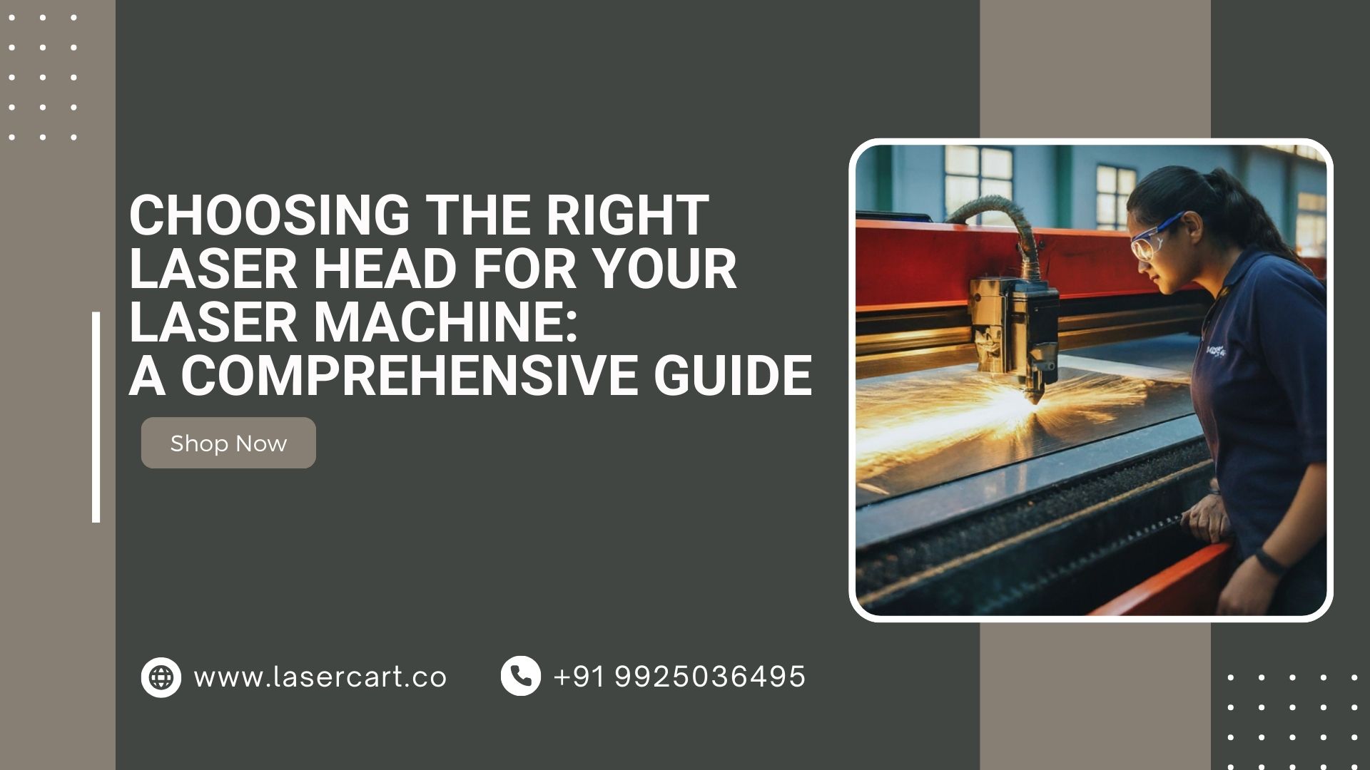 Choosing the right laser head for the machine