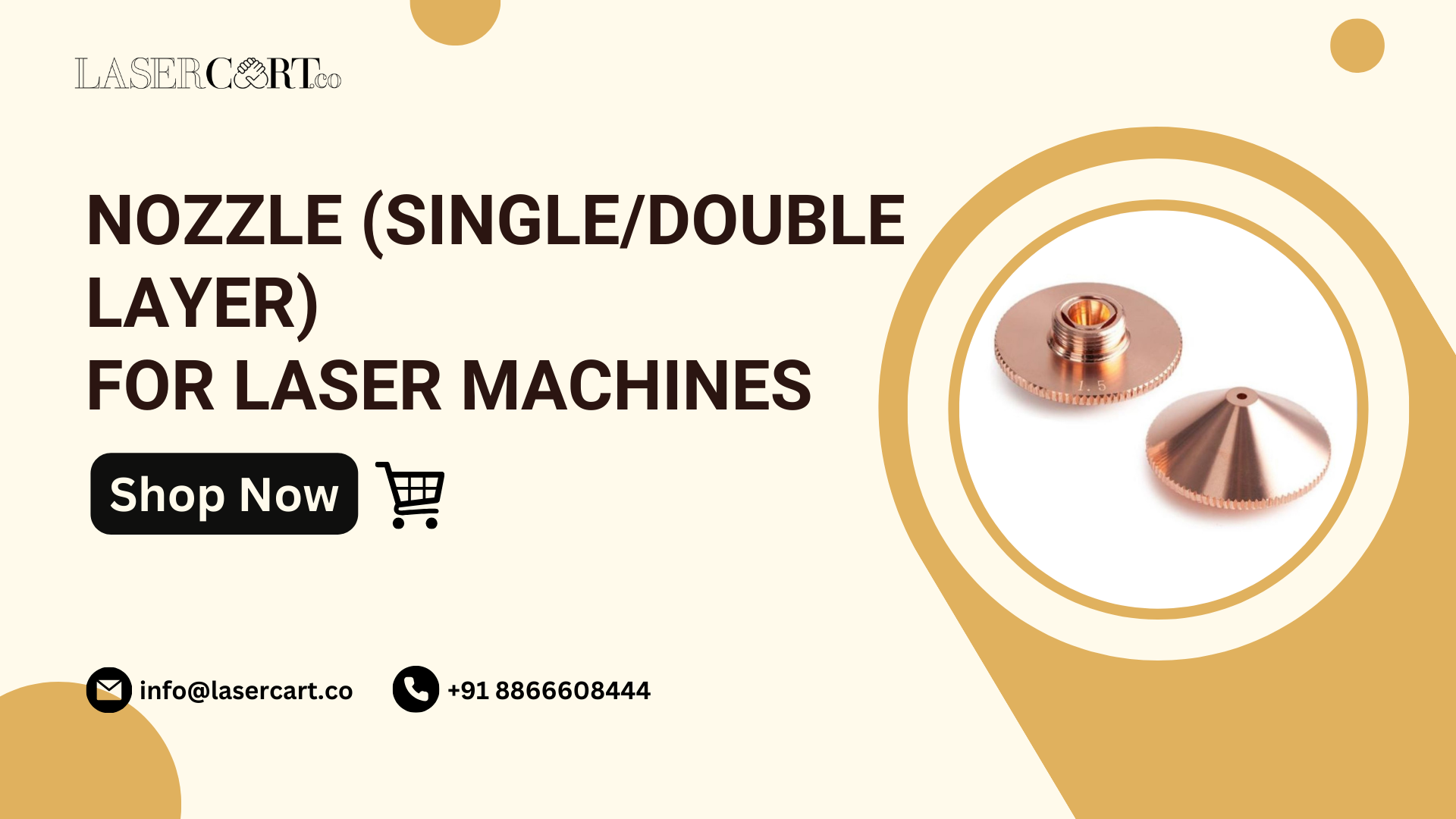 Nozzle used in Fiber Laser Cutting Machine
