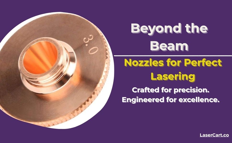 Nozzle spare parts for laser cutting machine.