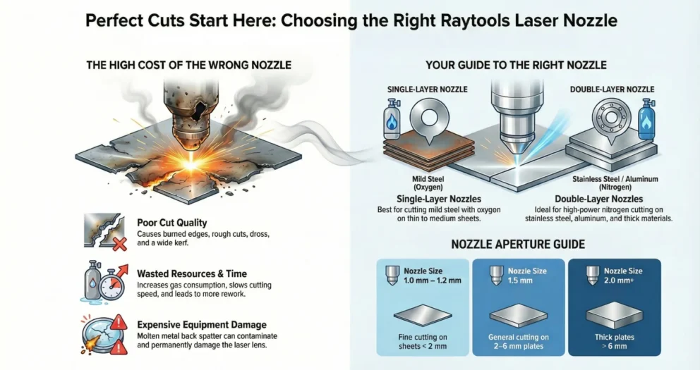 Why Choosing the Right Raytools Laser Nozzle Is Crucial for Perfect Cuts
